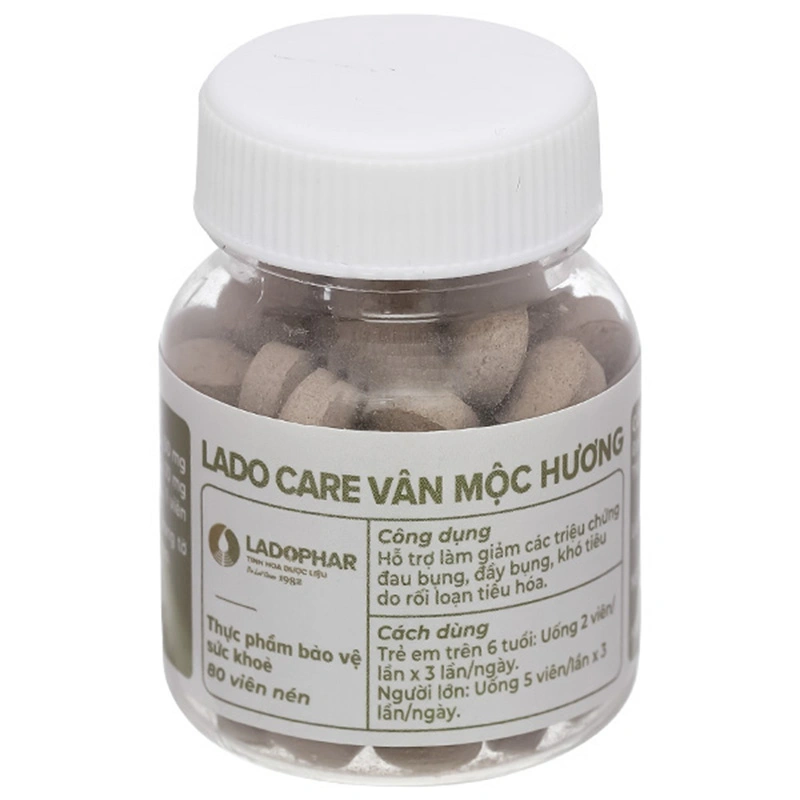 Lado Care Vân Mộc Hương lọ 80 viên - 